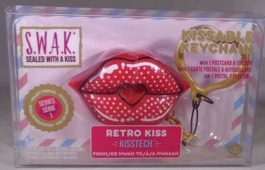 Wowwee S.W.A.K. Sealed With A Kiss Red RETRO KISS Keychain Sounds SWAK