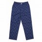 Men's Lounge Pants Pajamas Cotton Polka Dot Blue White