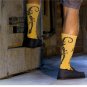 Men's Lizard Crew Athletic Socks by Kurb One Pair Size 10-13