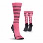 Women's Sunday Funday Sport Cushioned Crew Socks by Kurb Size 9-11