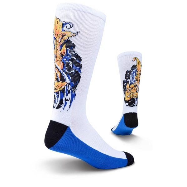 Men's King Koi Fish Athletic Crew Socks by Kurb Size 10-13