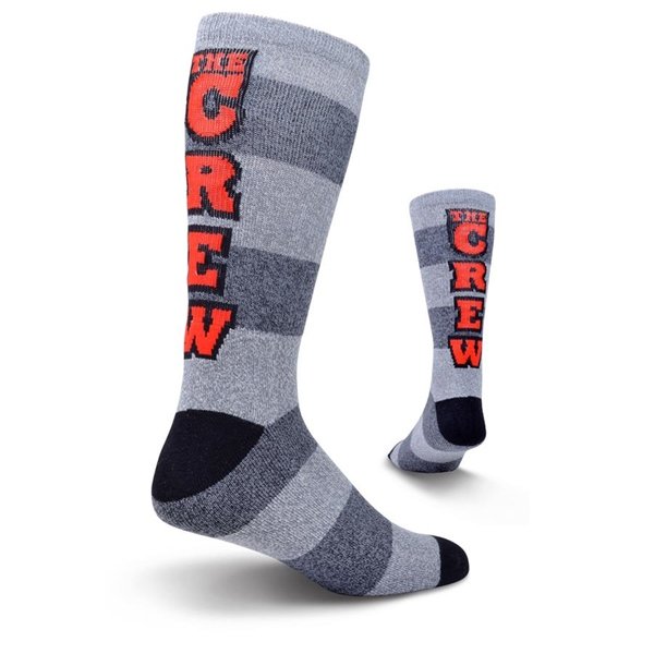 Men's Tri Multi Crew Athletic Socks by Kurb One Pair Size 10-13