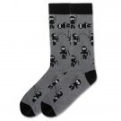 Men's Ninjas Socks by K. Bell Martial Arts Theme Novelty One Pair Big and Tall