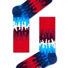 Happy Socks  Goo Sock Blue Red White for Men and Women One Pair