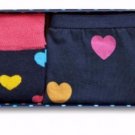 Happy Socks Heart Socks With Matching Panties Gift Box Size 9-11