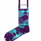 Happy Socks, Multi Argyle Sock for Men Size 10-13