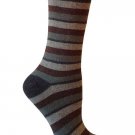UMA Striped Casual Crew Socks for Men by Rock N Socks 10-13 Eco Friendly