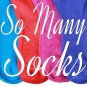 Men's Multi Colored Stripe Crew Athletic Socks by Kurb One Pair Size 10-13