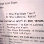 THE EDGAR CAYCE HANDBOOK FOR HEALTH~HARDBACK WITH DJ
