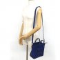 Authentic CELINE Nano Luggage 2-Way Shoulder Bag Handbag Calf Leather Blue