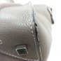 Auth CELINE Mini Luggage Tote Bag Calfskin Leather Shoulder Handbag Gray SHW