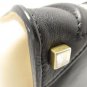 Authentic CELINE Mirco Luggage Handbag Tote Bag Leather Ivory Navy Black