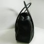 Auth CELINE Large Shoulder Tote Bag Calfskin Leather Handbag Black GHW