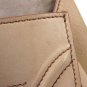 Auth CELINE Phantom Luggage Small Square Tote Bag Leather Handbag Beige