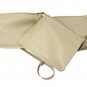 Authentic CELINE Trio Shoulder Bag Crossbody Bag Lambskin Leather Beige Gold
