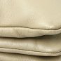 Authentic CELINE Trio Shoulder Bag Crossbody Bag Lambskin Leather Beige Gold