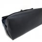 Auth CELINE Shoulder Bag Handbag Calfskin Leather Suede Blue Navy Bicolor
