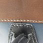 Auth CELINE Mini Luggage Shopper Handbag Tote Bag Leather Navy Blue Brown