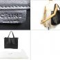 Authentic CELINE Horizontal Cabas Tote Bag Shoulder Handbag Leather Black
