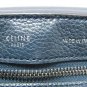 Authentic CELINE Trapeze Luggage Shoulder Bag Handbag Calfskin Suede Navy Blue