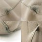 Authentic CELINE Cabas Phantom Shoulder Tote Bag Handbag Calfskin Leather Grey