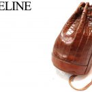 Celine Croc Shoulder Bag