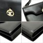 Celine Leather Shoulder Hand Bag Black