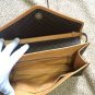 Celine Shoulder Bag Macadam Brown Leather