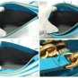 Lambskin Trio Shoulder Turquoise