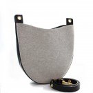 Celine Shoulder Bag Hobo Canvas Gray
