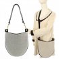 Celine Shoulder Bag Hobo Canvas Gray