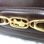 Celine Carriage Vintage 2way Leather Shoulder Bag Tea