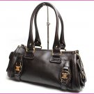 Celine Retail Purchase Bra Plate Leather Shoulder Bag