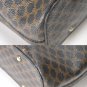 Celine Leather Macadam pattern shoulder bag