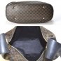 Celine Leather Macadam pattern shoulder bag