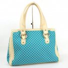 Celine Shoulder Bag Turquoise Blue