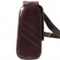 Authentic Chanel Quilted CC Logos Shoulder Bag Leather Bordeaux