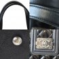 Authentic Chanel Tote Hand Bag Enamel Leather Black