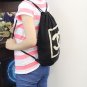 Authentic Chanel CC Backpack Canvas cotton Black