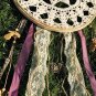 Purple Butterfly Doily Daydream Dream-catcher
