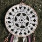 Purple Butterfly Doily Daydream Dream-catcher