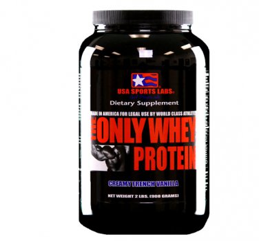 THE ONLY WHEY 80% (Highest B.V.) 2 lb Vanilla Flavor