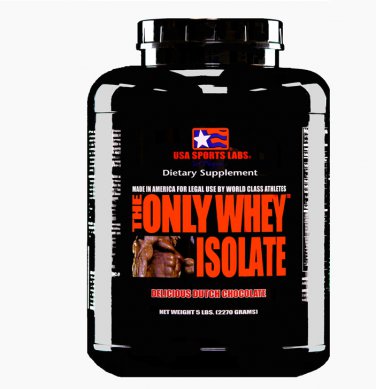 THE ONLY WHEY 80% (Highest B.V.) 5 lb Chocolate Flavor