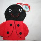 Brand New Lady Bug Bath Puppet Black & Red (not for Children under 18 months)