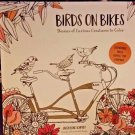 BIRDS ON BIKES Adult Coloring Book   GREAT CHRISTMAS PRESENT