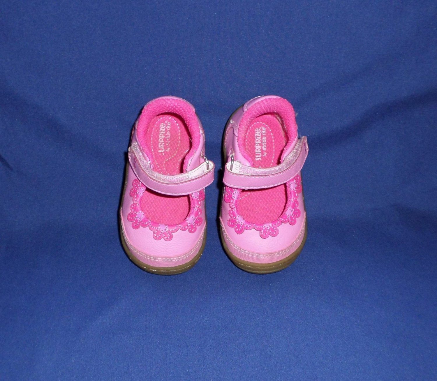 Surprize By Stride Rite Baby Girl Angie Floral Mary Jane Shoes Pink