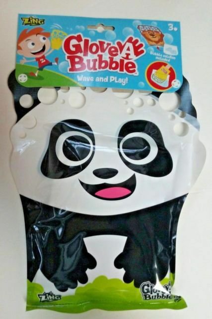 GLOVE A BUBBLE WAVE AND PLAY (PANDA) - CREATES HUNDREDS OF BUBBLES