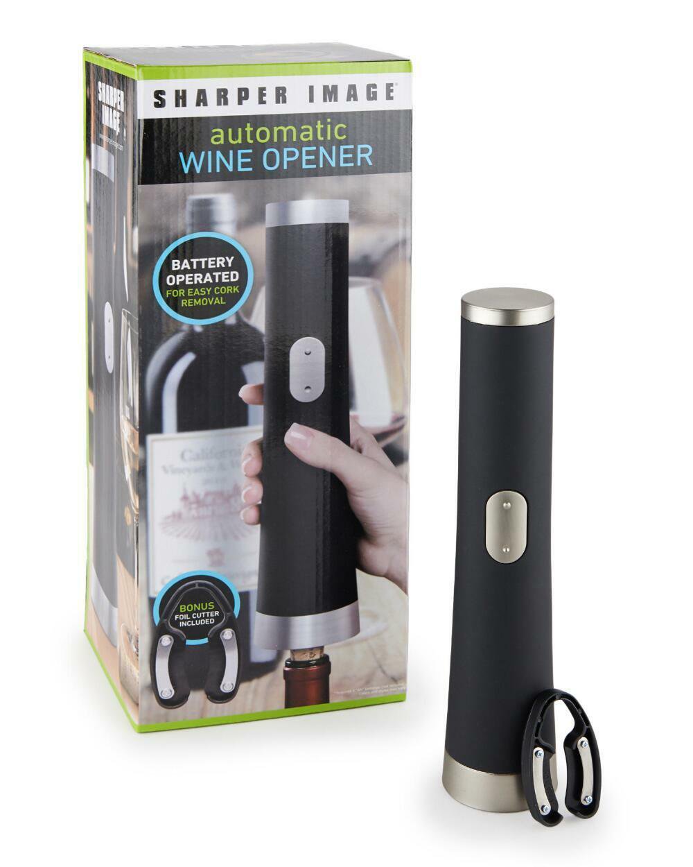 sharper image automatic wine opener