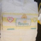 Preemie Baby Three (3) Diapers Newborn /Reborn Real Doll Pampers P Latex Free