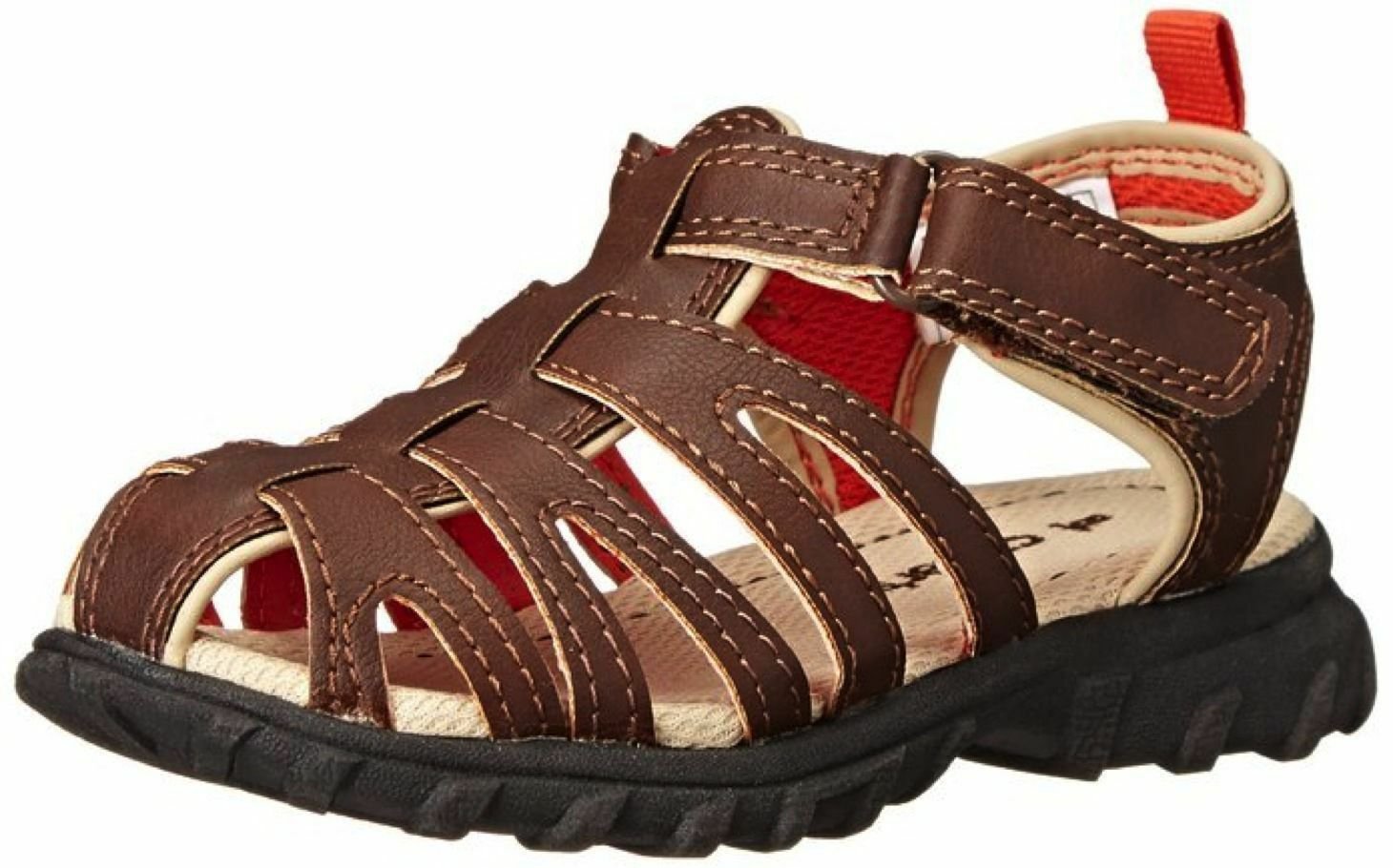 NEW Carter's Julian CR Leather Closed-Toe Sandals Toddler Size 7